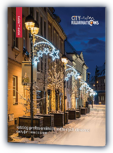 katalog profesionálních vánočních světelných dekorací